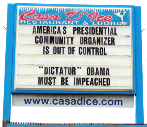 America's Presidential Community Organizer is Out Of Control.   "Dictator" Obama Must Be Impeached