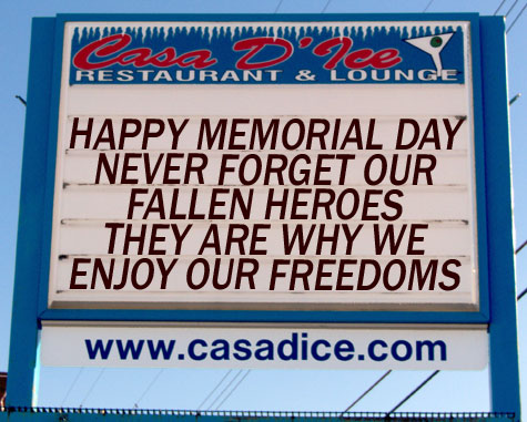 Happy Memorial Day   Never Forget Our Fallen Heroes   They Are Why We Enjoy Our Freedoms