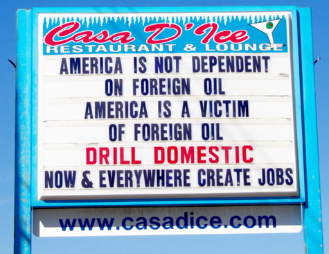 AMERICA Is Not Dependant On Foreign Oil    AMERICA Is A Victim Of Foreign Oil   DRILL DOMESTIC Now & Everywhere Create Jobs